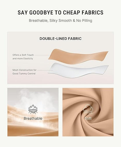 Fonicx Fit™ Deep V Shapewear Bodysuit – Tummy Control Thong Body Shaper for Women