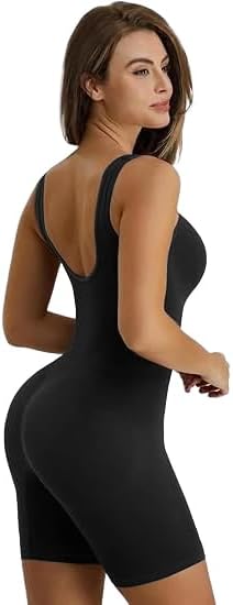 Fonicx Fit™ Mid-Thigh Shaping Bodysuit – Seamless Tummy Control Full Body Shaper