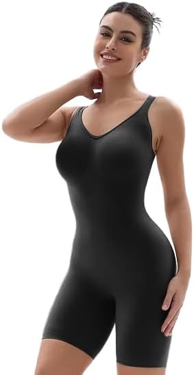 Fonicx Fit™ Mid-Thigh Shaping Bodysuit – Seamless Tummy Control Full Body Shaper
