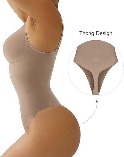 Fonicx Fit™ Seamless Shapewear Bodysuit – Tummy Control & Waist Snatching Body Shaper