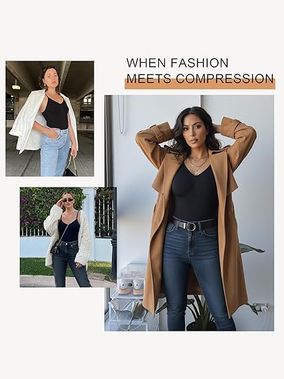 Fonicx Fit™ Seamless Shapewear Bodysuit – Tummy Control & Waist Snatching Body Shaper