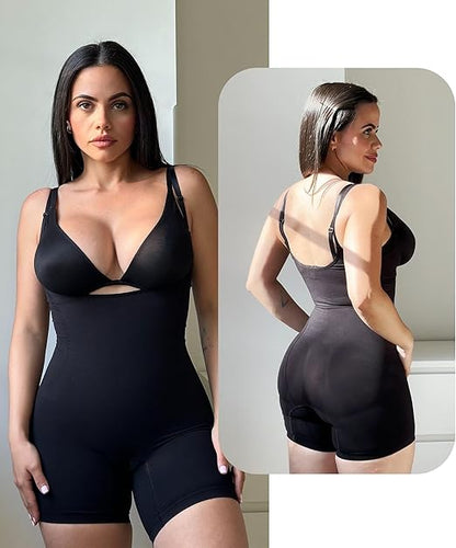 Fonicx Fit™ Colombian Butt Lifting Shapewear – Tummy Control Postpartum Faja Body Shaper with Zipper Crotch