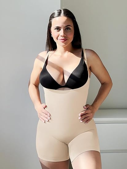Fonicx Fit™ Colombian Butt Lifting Shapewear – Tummy Control Postpartum Faja Body Shaper with Zipper Crotch
