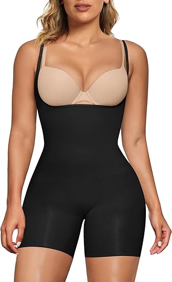 Fonicx Fit™ Colombian Butt Lifting Shapewear – Tummy Control Postpartum Faja Body Shaper with Zipper Crotch