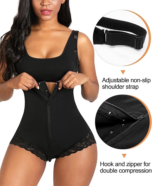 Fonicx Fit™ Postpartum Tummy Control Body Shaper – Butt Lifter Sculpting Bodysuit
