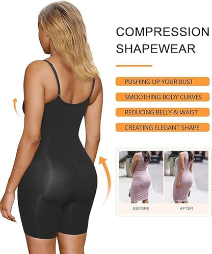Fonicx Fit™ Seamless Shapewear Bodysuit – Tummy Control & Waist Snatching Body Shaper